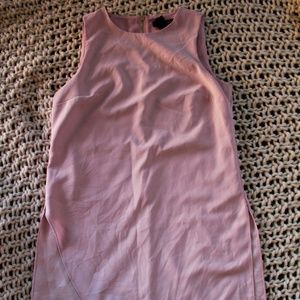 White House Black Market Blush Longline Tunic Tank